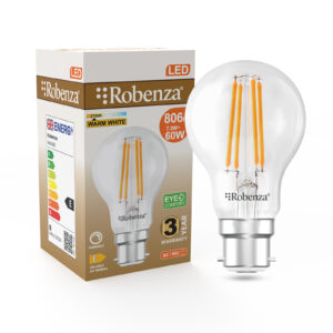 Filament Gls Dimmable Bulbs, B22, 7.3W=60W, 806Lm, 2700K 5 40480
