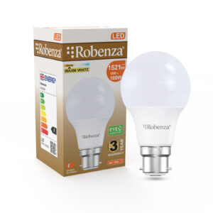 Led Gls Non-Dimmable Bulbs, B22, 15W=100W, 1521Lm, 3000K 3 R40084