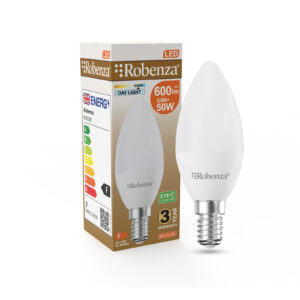 LED Candle Non-Dimmable Bulbs, E14, 6.5W=50w, 600LM, 6500K