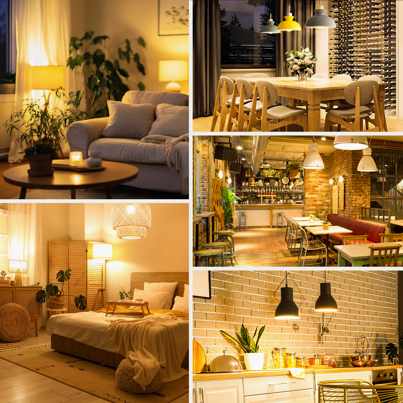 Led Golf Non-Dimmable Bulbs, E14, 6.5W, 600Lm, 3000K 5 Led Golf Non-Dimmable Bulbs, E14, 6.5W, 600Lm, 3000K - Image 5